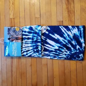 Backpack beach towel by sun and sky